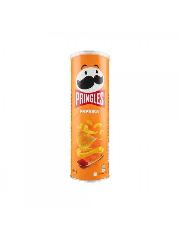 Pringles - Πάπρικα 175γρ, 1216 τεμάχια (παλέτα)