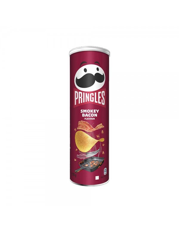Pringles - Καπνιστό Μπέικον 175γρ, 600 τεμάχια (παλέτα)