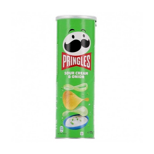 Pringles - Ξινή κρέμα & κρεμμύδι 175γρ, 1216 τεμάχια (παλέτα)