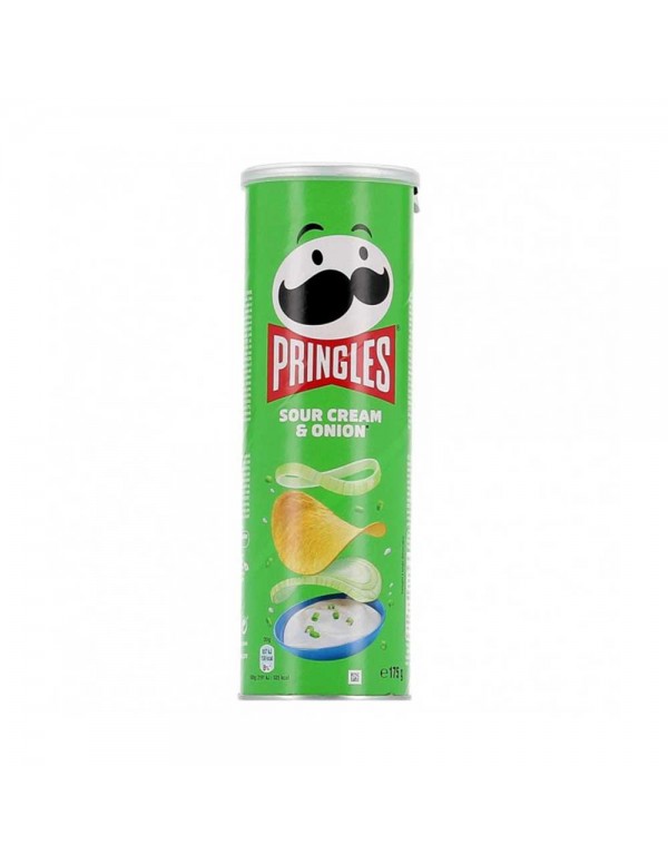 Pringles - Ξινή κρέμα & κρεμμύδι 175γρ, 1216 τεμάχια (παλέτα)