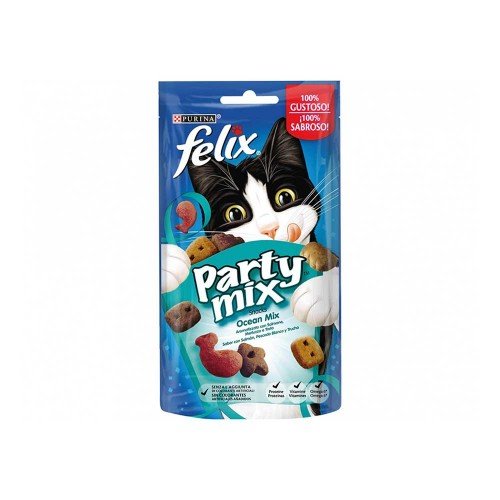 Felix - Σνακ Party Mix 60g Σολομός. Μερλ. Πέστροφα, 2304 τεμάχια (παλέτα)