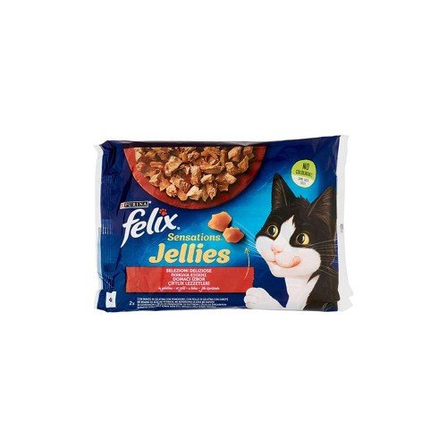 Felix - Ζελέ Sensations 4x85gr Μοσχάρι & Κοτόπουλο, 2304 τεμάχια (παλέτα)