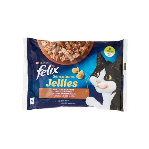 Felix - Ζελέ Sensations 4x85gr Αρνί & Πάπια, 1008 τεμάχια (παλέτα)