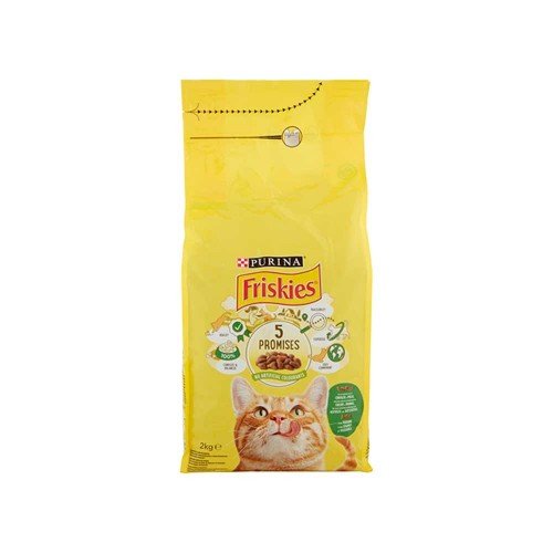 Friskies - Γάτα 2kg Ενήλικη Κουνέλι Κοτόπουλο Λαχανικών, 192 τεμάχια (παλέτα)