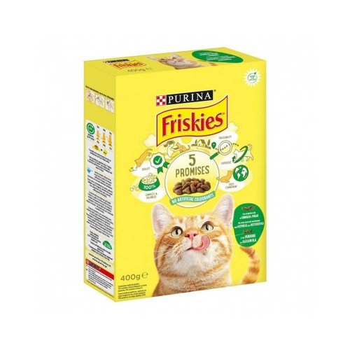 Friskies - Γάτα 400γρ Κουνέλι Κοτόπουλο Λαχανικά, 800 τεμάχια (παλέτα)