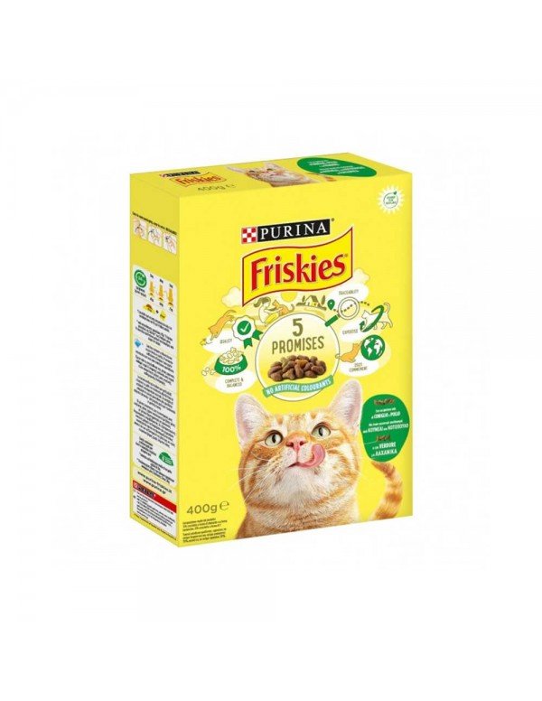 Friskies - Γάτα 400γρ Κουνέλι Κοτόπουλο Λαχανικά, 800 τεμάχια (παλέτα)