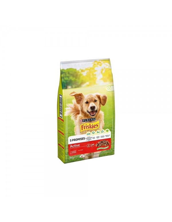 Friskies - Σκύλος 9Kg Active Beef, 40 τεμάχια (παλέτα)