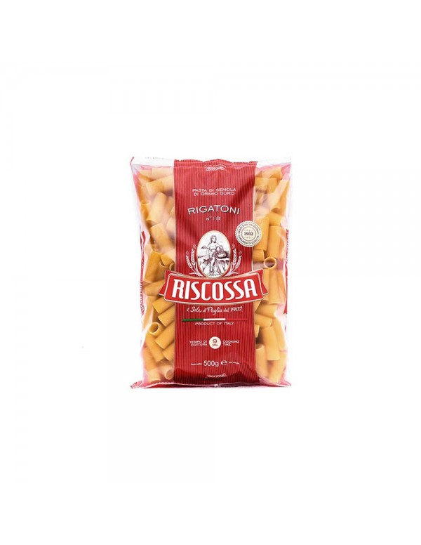 Riscossa - Pasta N°018 Rigatoni 500gr, 840τμχ (παλέτα)