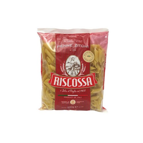 Riscossa - Ζυμαρικά Νο. 024 Πέννες Ζιτόνι 500γρ, 840 τεμάχια (παλέτα)
