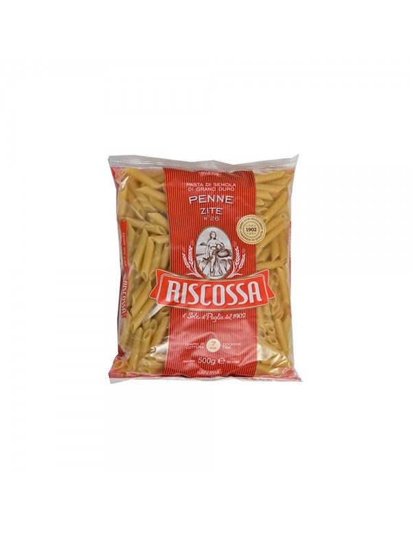 Riscossa - Pasta N°026 Penne Zite 500gr, 960τμχ (παλέτα)
