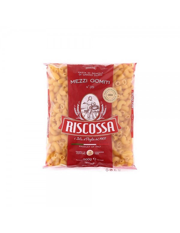 Riscossa - Pasta N°035 Mezzi Gomiti 500gr, 1152τμχ (παλέτα)