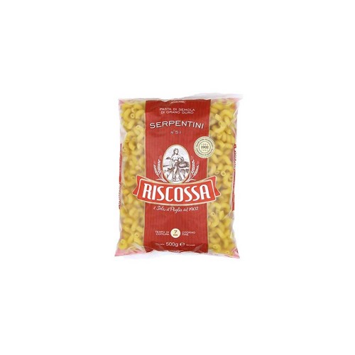 Riscossa - Ζυμαρικά Αρ. 051 Serpentini 500γρ, 840 τεμάχια (παλέτα)