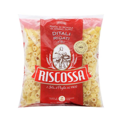 Riscossa - Pasta N°061 Thimble Rigati 500gr, 1152τμχ (παλέτα)
