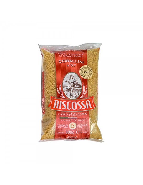 Riscossa - Pasta N°067 Corallini 500gr, 1728τμχ (παλέτα)