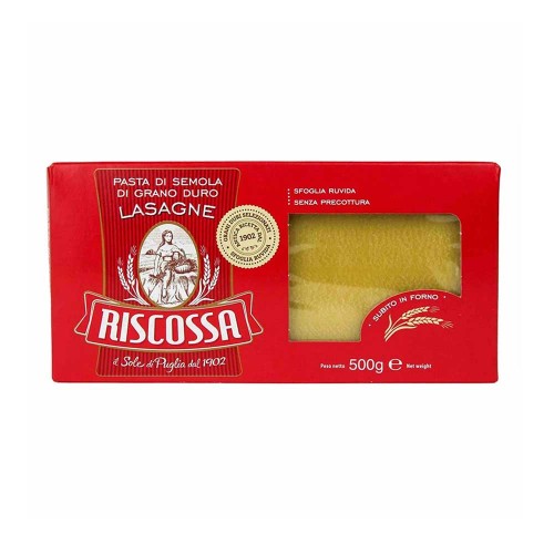 Riscossa - Specialties Λαζάνια Σιμιγδάλι 500gr, 1152τμχ (παλέτα)