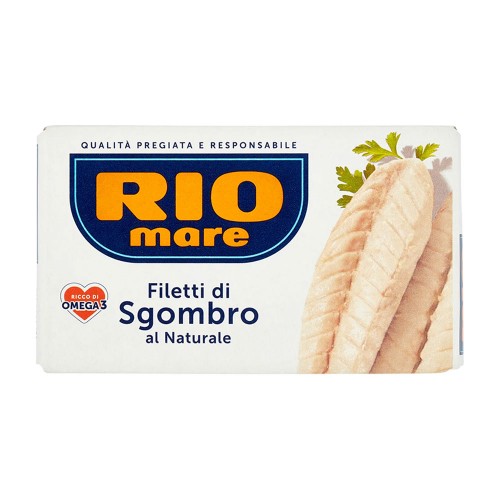 Rio Mare - Φιλέτα Rio Mare Φυσικό Σκουμπρί,3300τμχ (παλέτα)