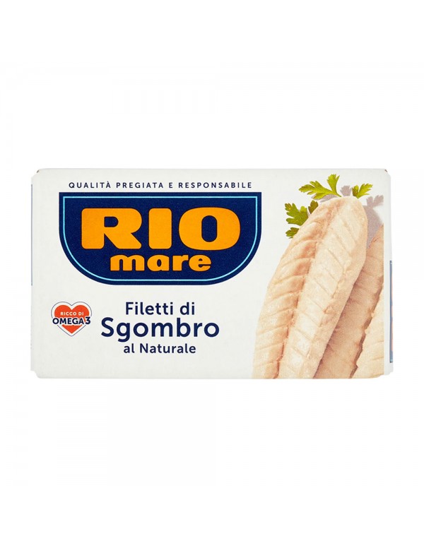 Rio Mare - Φιλέτα Rio Mare Φυσικό Σκουμπρί,3300τμχ (παλέτα)
