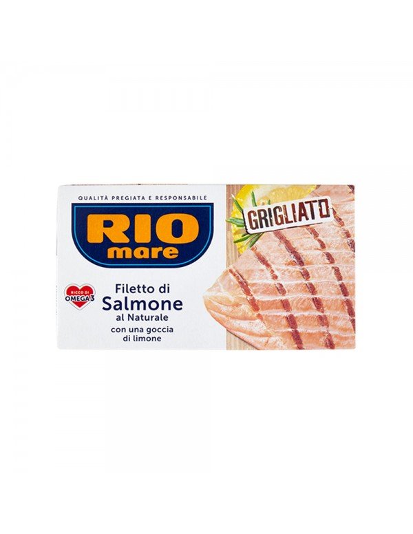 Rio Mare - "Grilled" Φυσικά φιλέτα σολομού 125gr,  2040τμχ (παλέτα)
