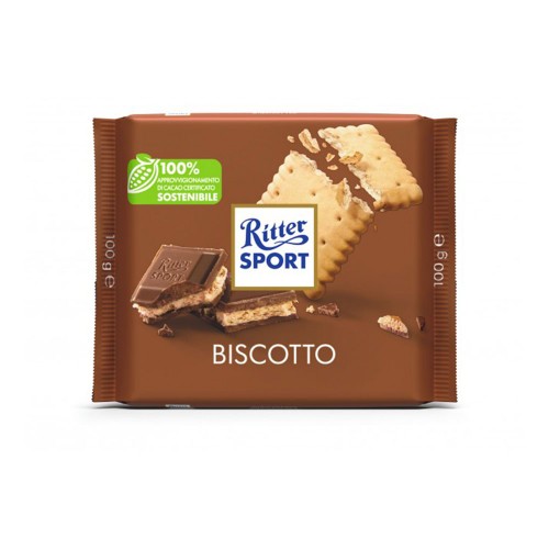 Ritter Sport - Μπισκότο 100γρ, 4400τμχ (παλέτα)