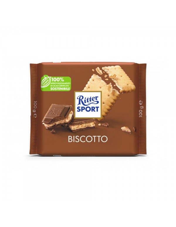 Ritter Sport - Μπισκότο 100γρ, 4400τμχ (παλέτα)