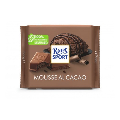 Ritter Sport - 100 γρ Μους κακάο, 4400 τμχ (παλέτα)