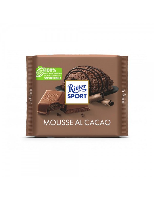 Ritter Sport - 100 γρ Μους κακάο, 4400 τμχ (παλέτα)