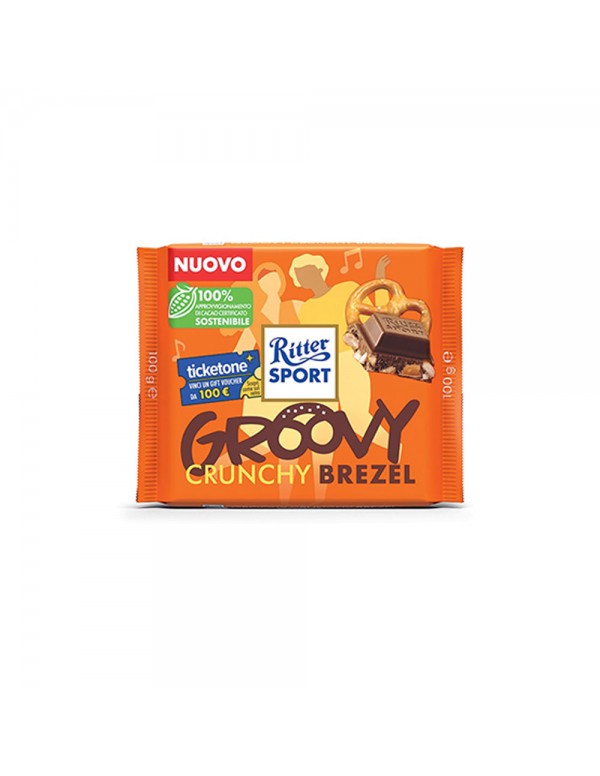 Ritter Sport - 100 γρ Crunchy Brezel, 4400 τμχ (παλέτα)