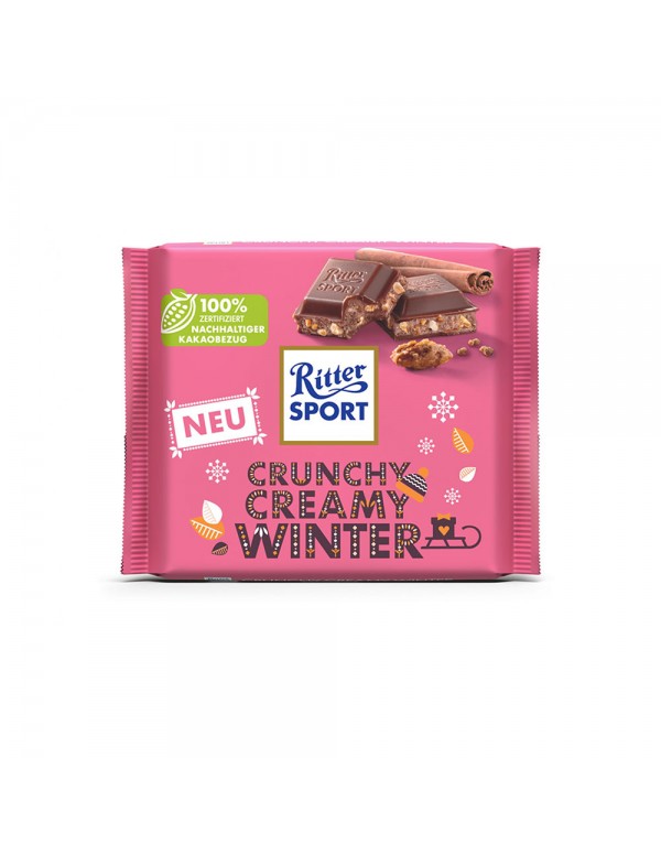 Ritter Sport - 100gr Crunchy Creamy Winter, 4800τμχ (παλέτα)