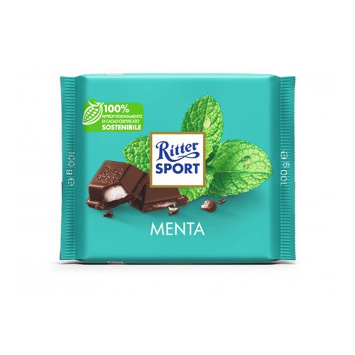 Ritter Sport - 100gr Μέντα, 4800τμχ (παλέτα)
