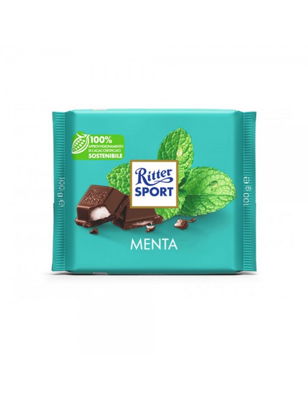 Ritter Sport - 100gr Μέντα, 4800τμχ (παλέτα)