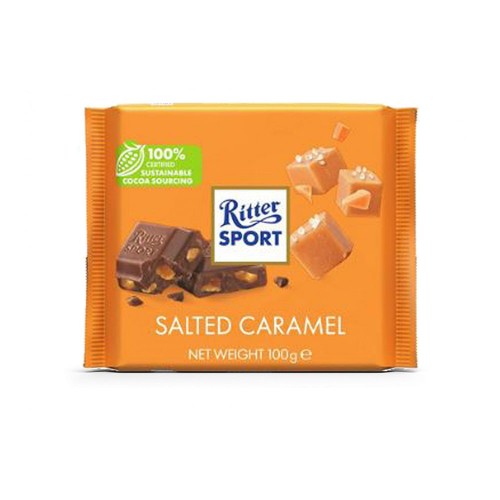 Ritter Sport - 100gr αλατισμένη καραμέλα, 4800τμχ (παλέτα)