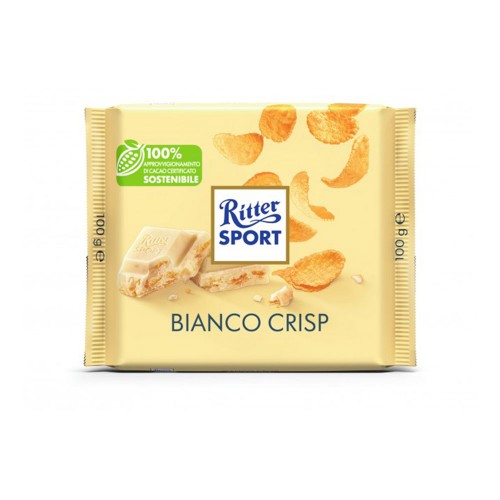 Ritter Sport - 100 γρ Λευκή Τραγανή, 4000 τμχ (παλέτα)