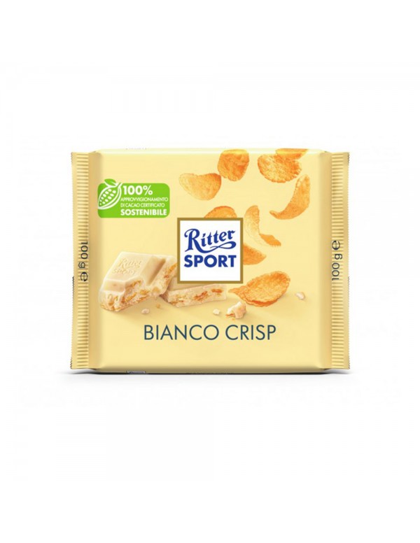 Ritter Sport - 100 γρ Λευκή Τραγανή, 4000 τμχ (παλέτα)