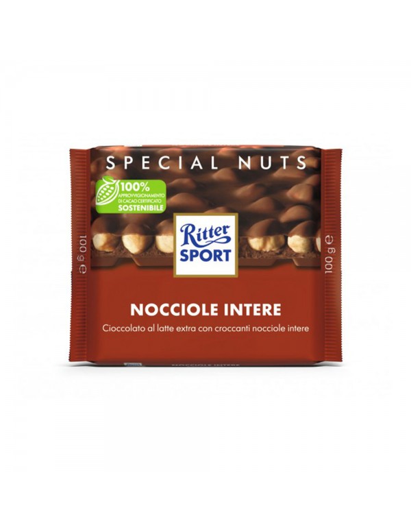 Ritter Sport - 100 γρ Φουντούκια ολόκληρα, 4000 τμχ (παλέτα)