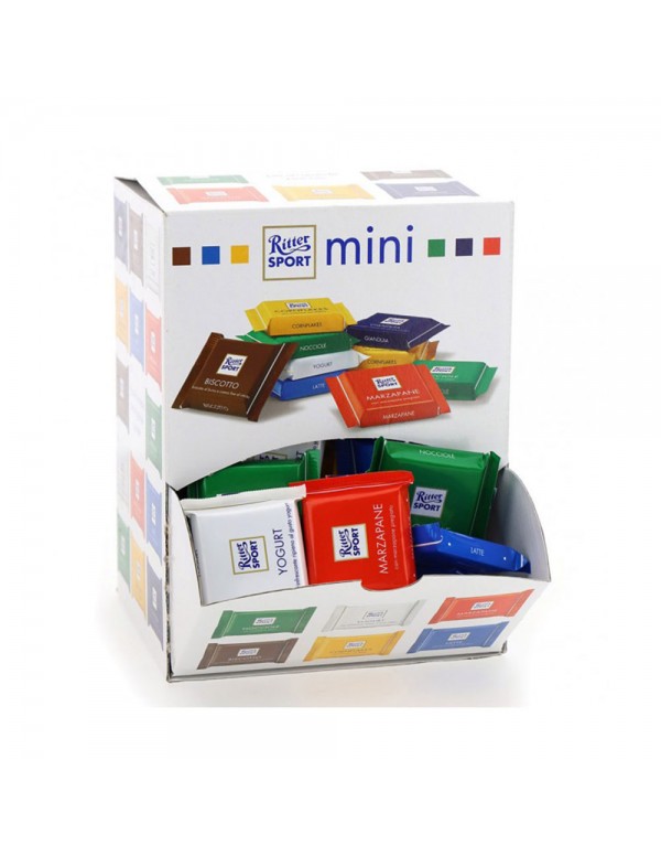 Ritter Sport - Display Mini Tablet Assorted 72pcs x16,67gr, 180pcs (παλέτα)