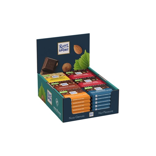 Ritter Sport - Expo 36τμχ x100gr Ποικιλία, 117τμχ (παλέτα)
