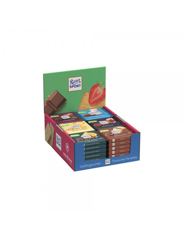 Ritter Sport - Expo 36pz x100gr Variety Assortito, 117 τμχ (παλέτα)