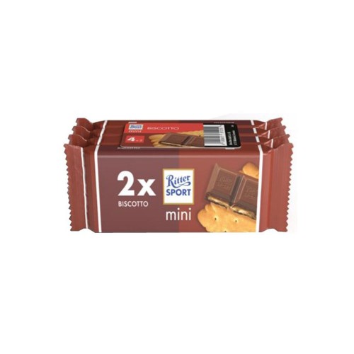 Ritter Sport - Μπισκότο Mini Duo 4τμχ x33gr, 3072τμχ (παλέτα)