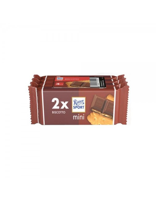 Ritter Sport - Μπισκότο Mini Duo 4τμχ x33gr, 3072τμχ (παλέτα)
