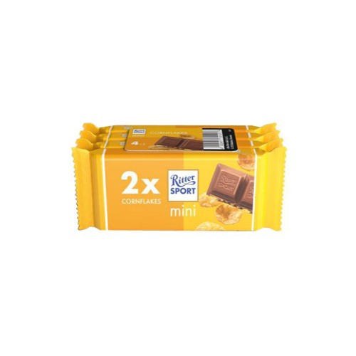 Ritter Sport - Mini Duo Cornflakes 4τμχ x33gr, 3072τμχ (παλέτα)