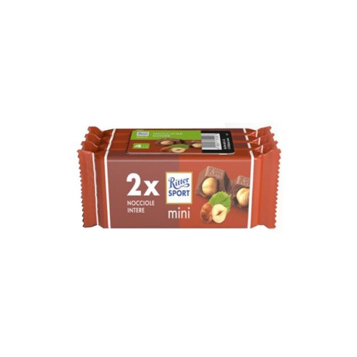 Ritter Sport - Mini Duo Ολόκληρα Φουντούκια 4τμχ x33gr, 3072τμχ (παλέτα)