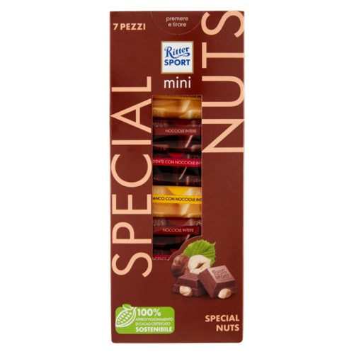 Ritter Sport - Mini Tower 116gr Ειδικοί Ξηροί Καρποί Ποικιλία, 1440τμχ (παλέτα)
