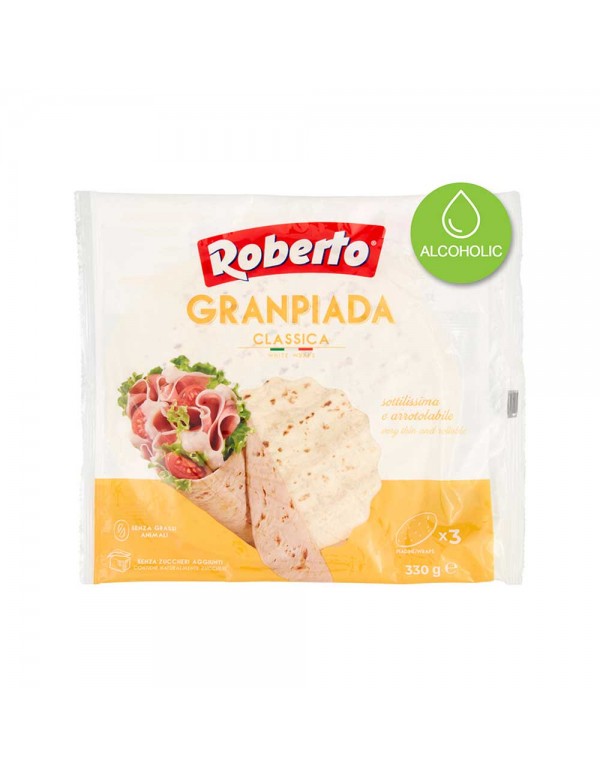 Roberto - Granpiada Classic 330γρ (3 Piadinas), 960 τεμάχια (παλέτα)