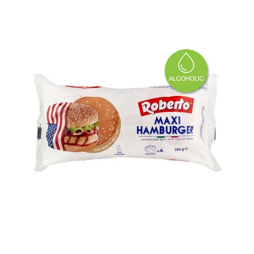 Roberto - Maxi Hamburger 300γρ Σουσάμι (4 ψωμάκια), 532 τεμάχια (παλέτα)