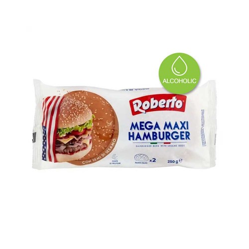 Roberto - Mega Maxi Hamburger 250γρ Σουσάμι (2 ψωμάκια), 704 τεμάχια (παλέτα)