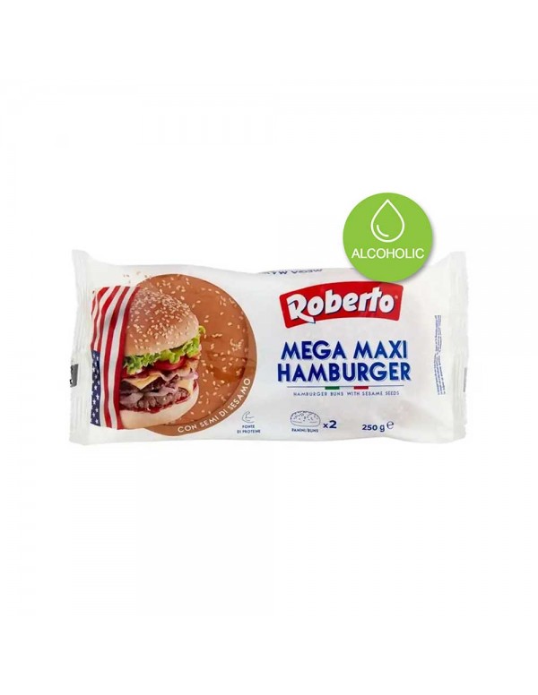 Roberto - Mega Maxi Hamburger 250γρ Σουσάμι (2 ψωμάκια), 704 τεμάχια (παλέτα)