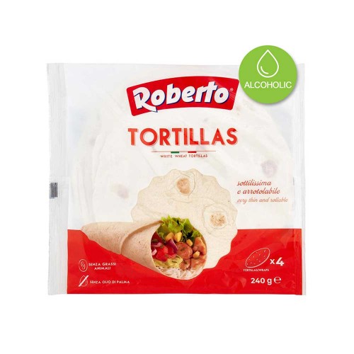 Roberto - Piadine Tortillas 240gr (4 Piadinas), 1152τμχ (παλέτα)