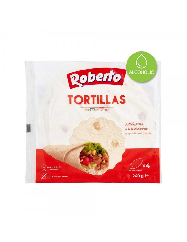 Roberto - Piadine Tortillas 240gr (4 Piadinas), 1152τμχ (παλέτα)