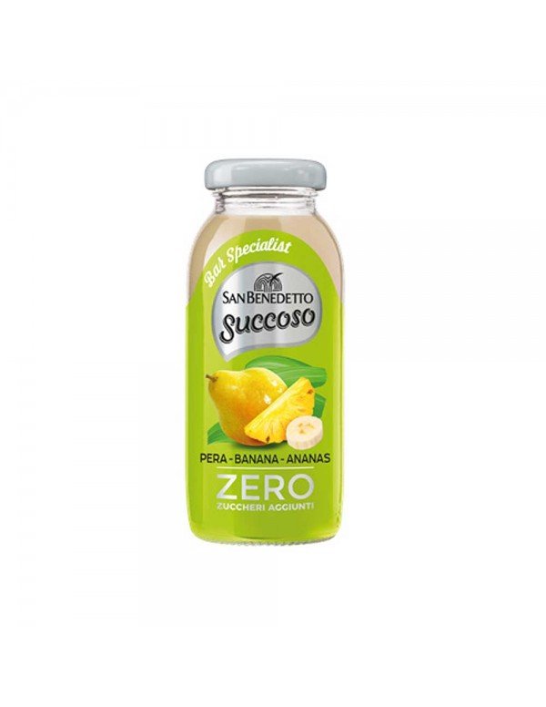San Benedetto - Succoso Bar 0,2LT Pear Banana Pineapple Zero, 2016τμχ (παλέτα)