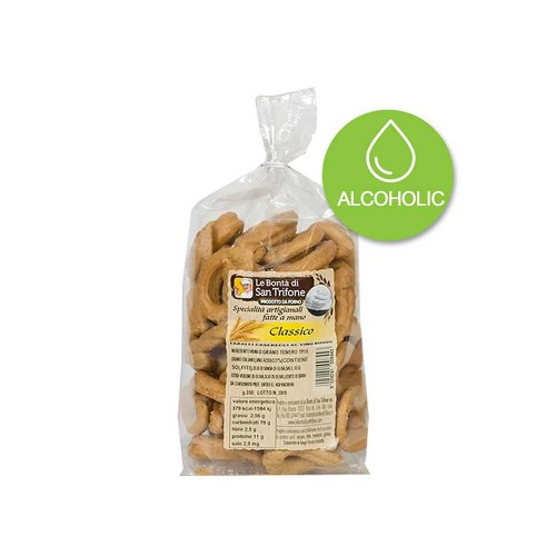 San Trifone - Taralli Caserecci 300gr Κόκκινο κρασί, 768τμχ (παλέτα)
